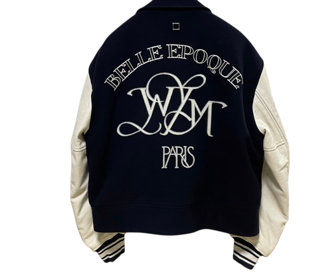 [정품] 우영미 22FW 멀티 패치 바시티 자켓 (Navy) 105 상품이미지3