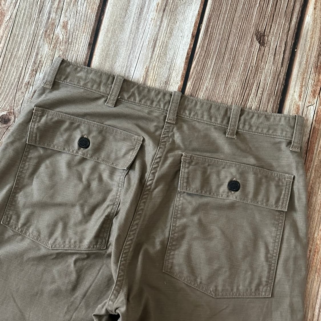 더블웍스 퍼티그 팬츠 베이지 색상 ww24002 32사이즈 상품이미지9