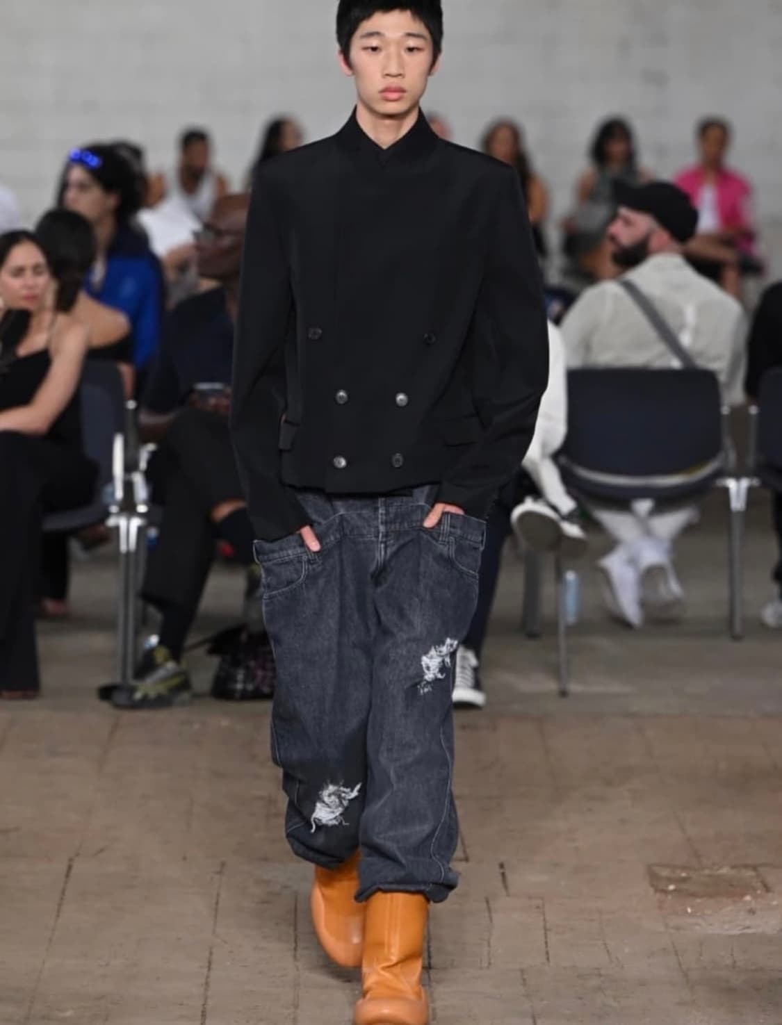 JW Anderson 더블 트위스트 밴드 데님 새상품 상품이미지2