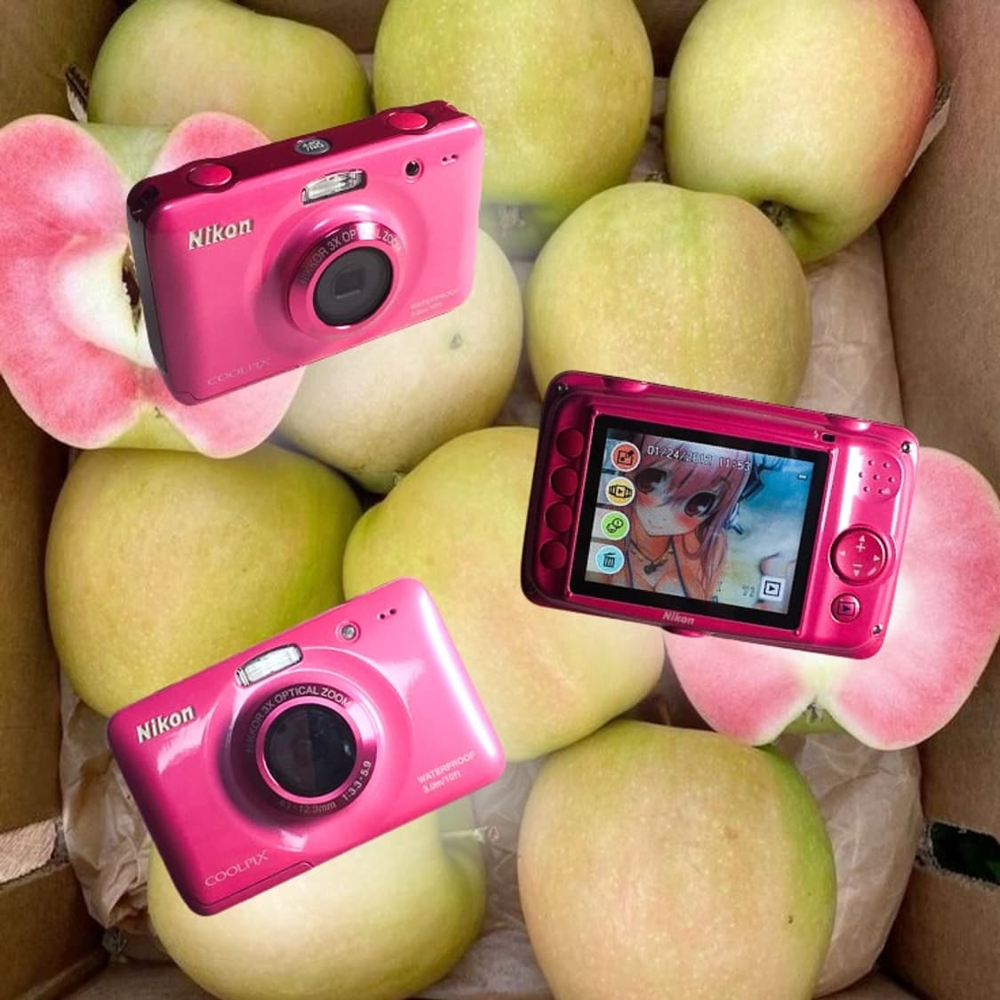 [희소템]니콘 Coolpix 쿨픽스 S30 Pink 빈티지디카  상품이미지1
