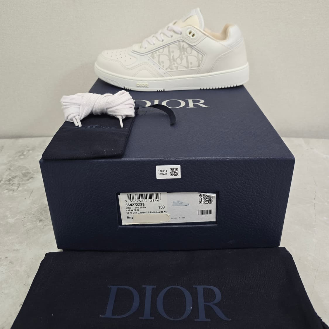 디올 B27 스니커즈 신발 39사이즈 250 255 판매 상품이미지1