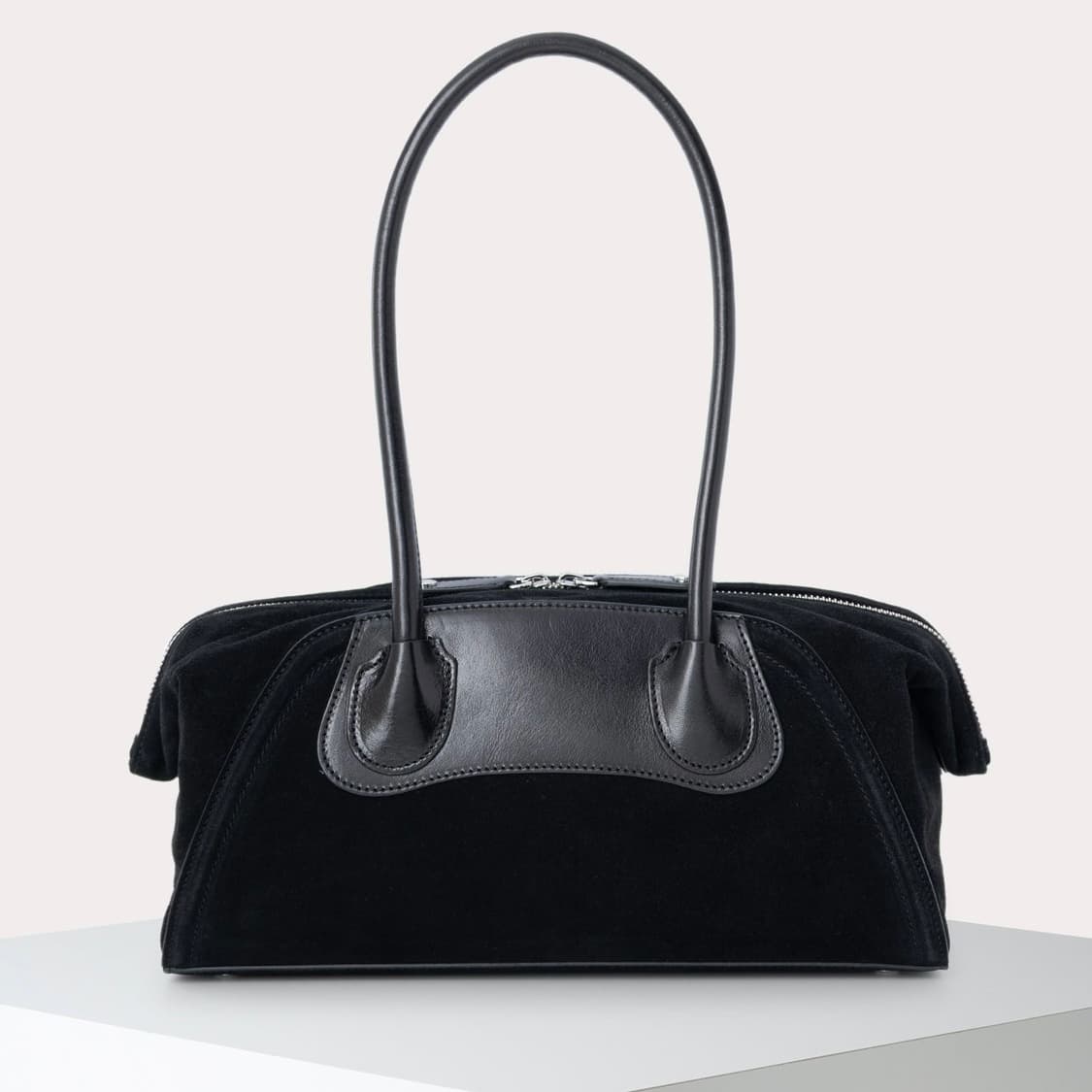 비비안웨스트우드 25fw Shirley 스몰 스웨이드 토트백/블랙 상품이미지3