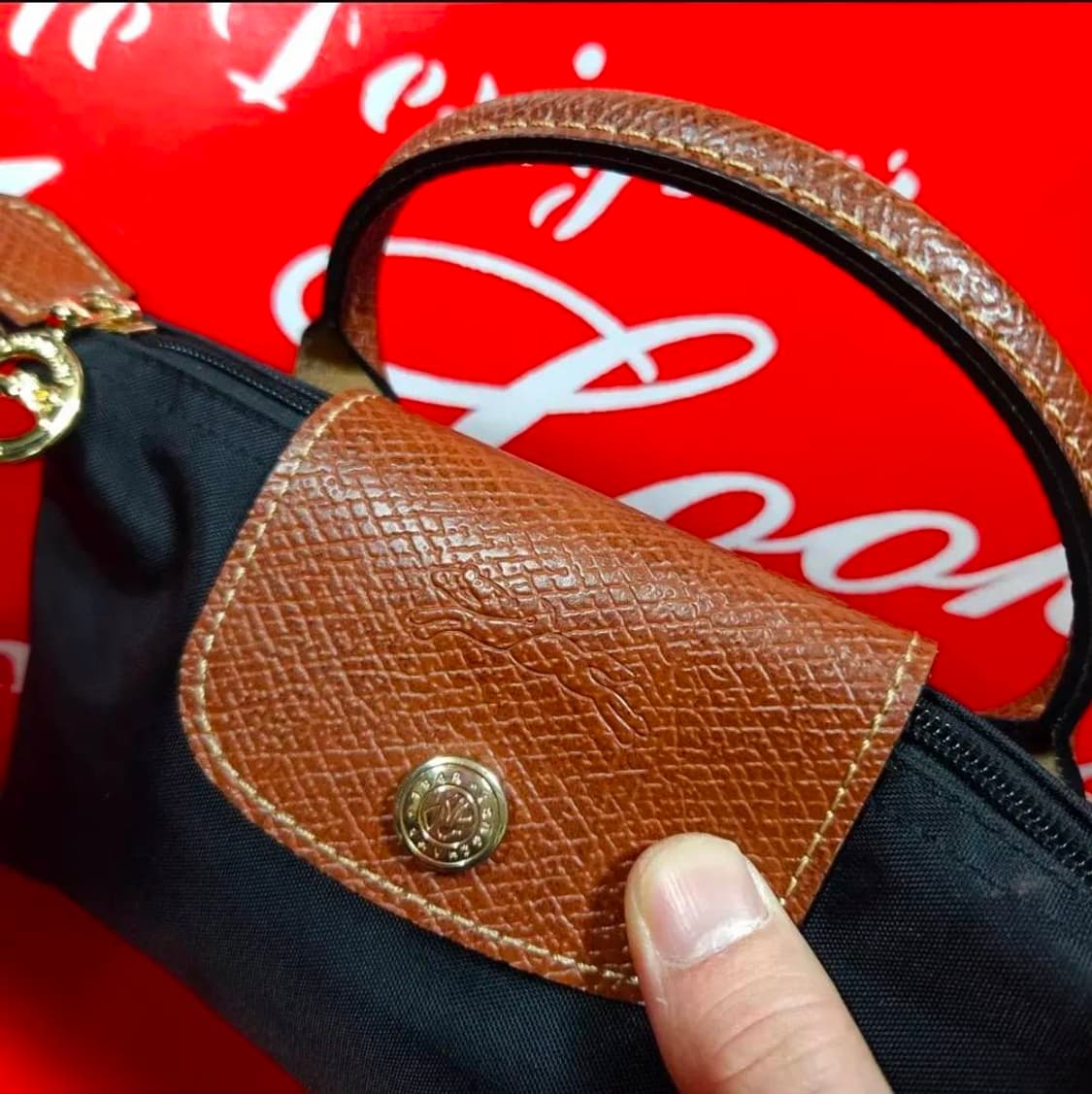 롱샴 플리아쥬 핸들 미니 파우치백 Free 상품이미지3