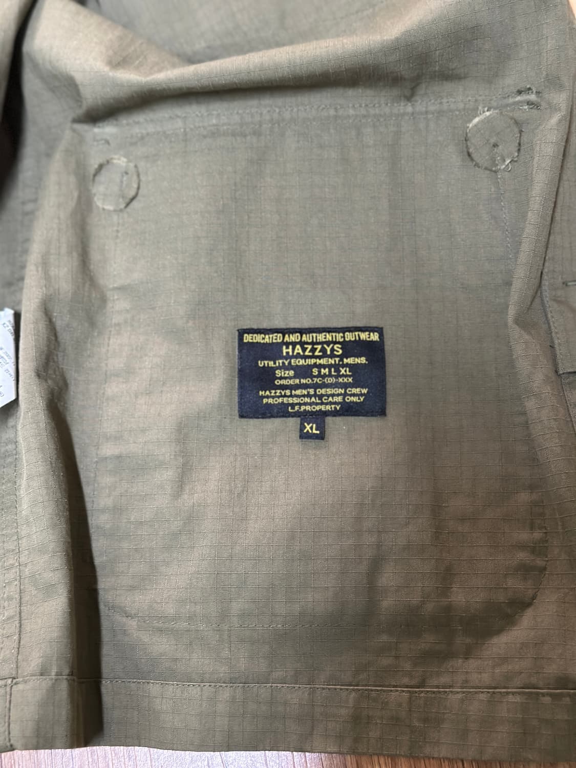 헤지스 정글 퍼티그 자켓 판매합니다.  상품이미지5