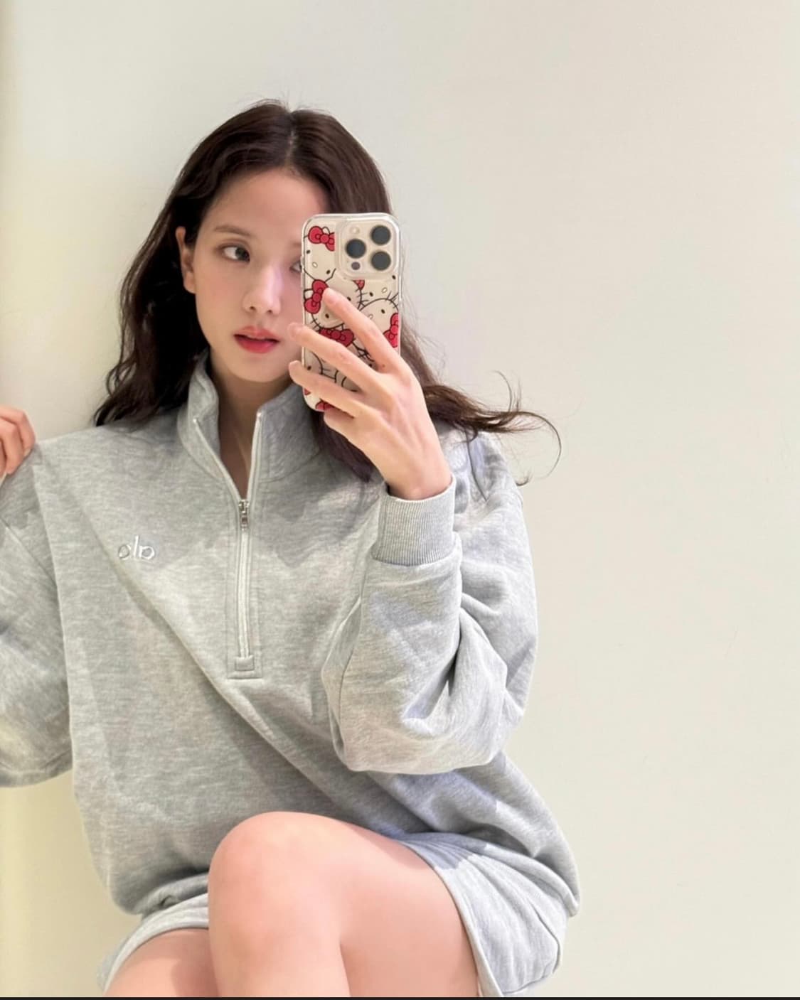 알로 요가 Alo Accolade Shorts 쇼츠 반바지 (그레이) 상품이미지2