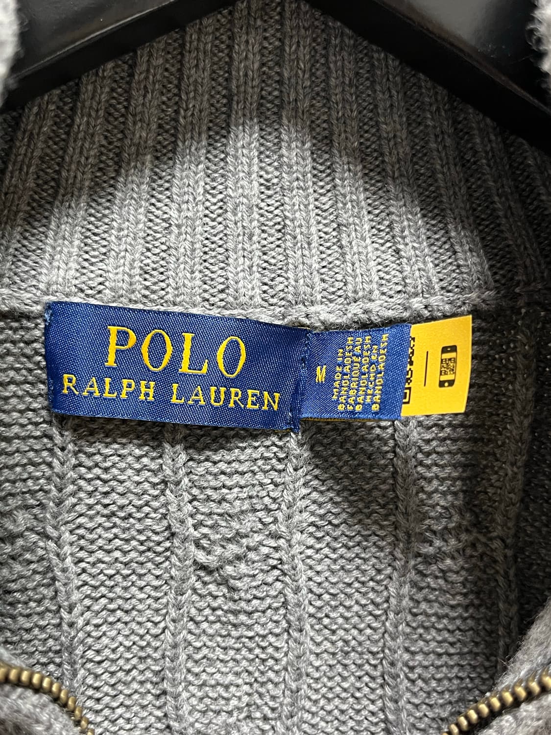 폴로 니트 집업M 새상품 상품이미지5