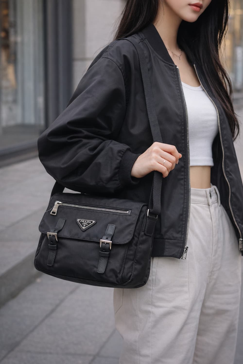 정품 프라다 메신저백 상품이미지1