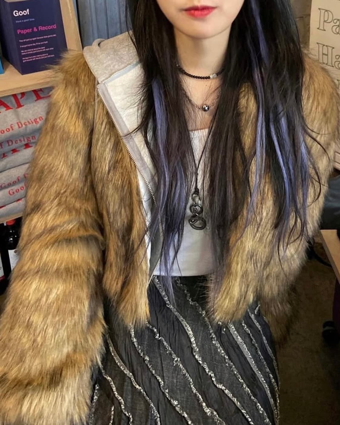 페이크 퍼 자켓 상품이미지5