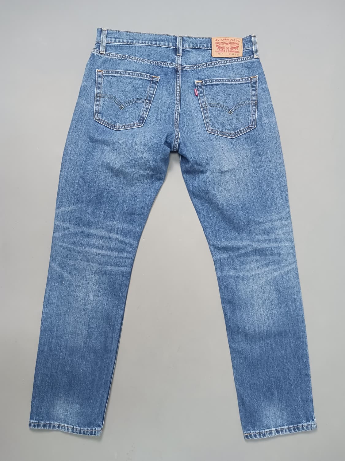[33] 리바이스 511 중청 빈티지 워싱 슬림진 청바지 상품이미지7