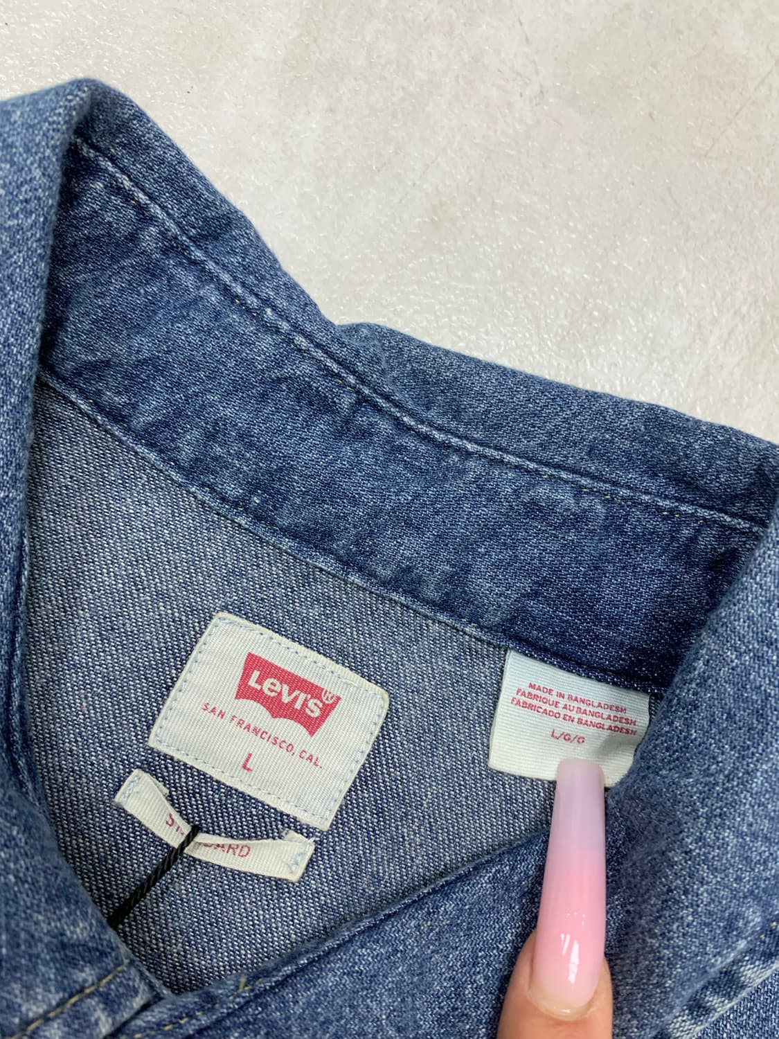 리바이스 데님 셔츠 #677 상품이미지4