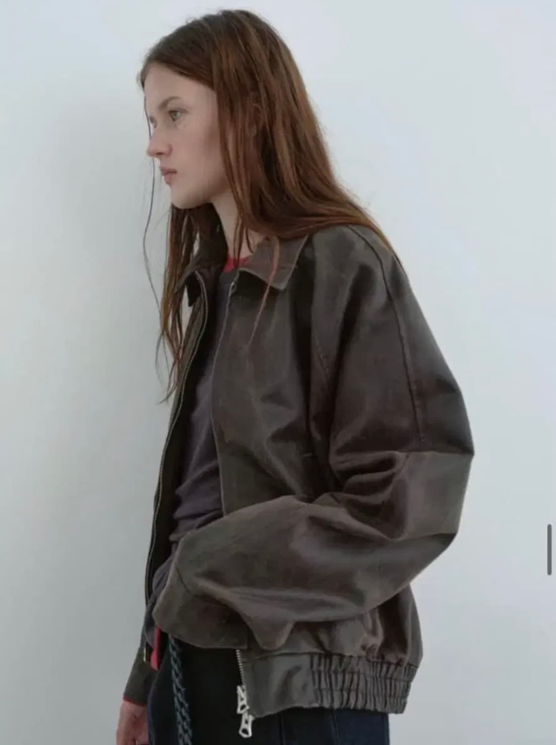 포저 크랙 헤링턴 자켓 상품이미지2