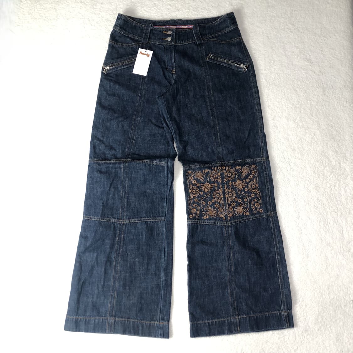 오일릴리 니들워크 와이드 팬츠 상품이미지1