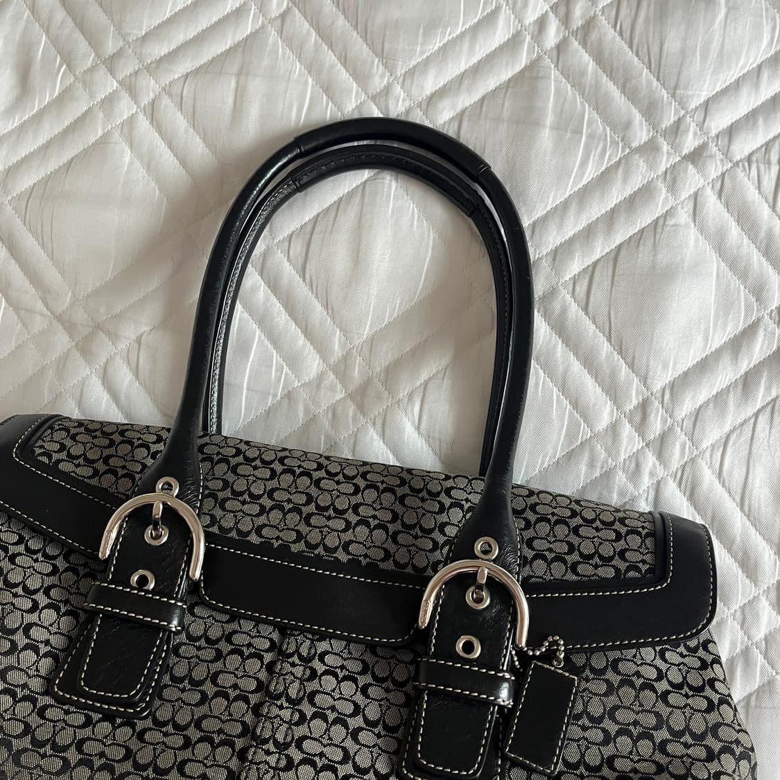 COACH 00's Jacquard  Shoulder Bag 상품이미지5