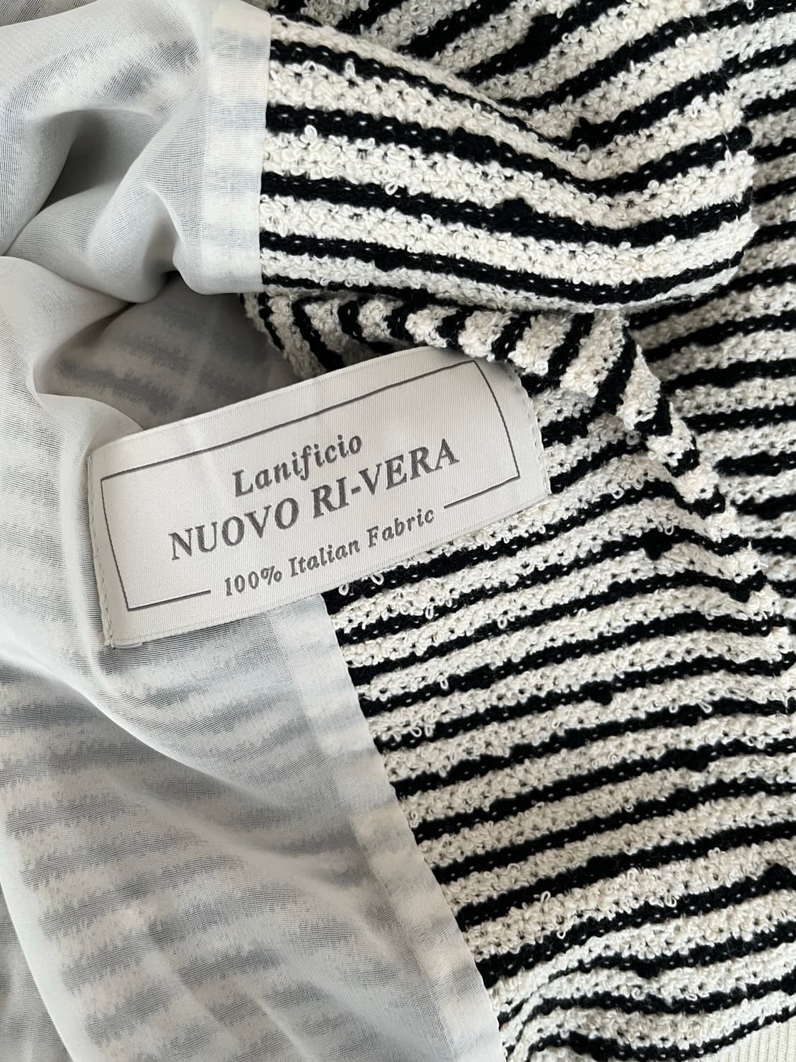 90) 시슬리 25SS 이탈리아 패브릭 니트 가디건 자켓 상품이미지5