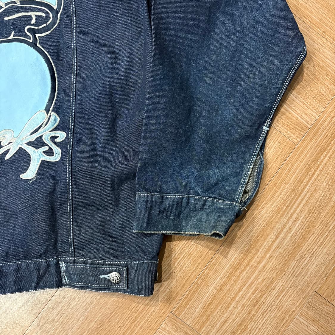 스쿨 오프 하드 낙스 딥블루 데님 자켓 상품이미지4