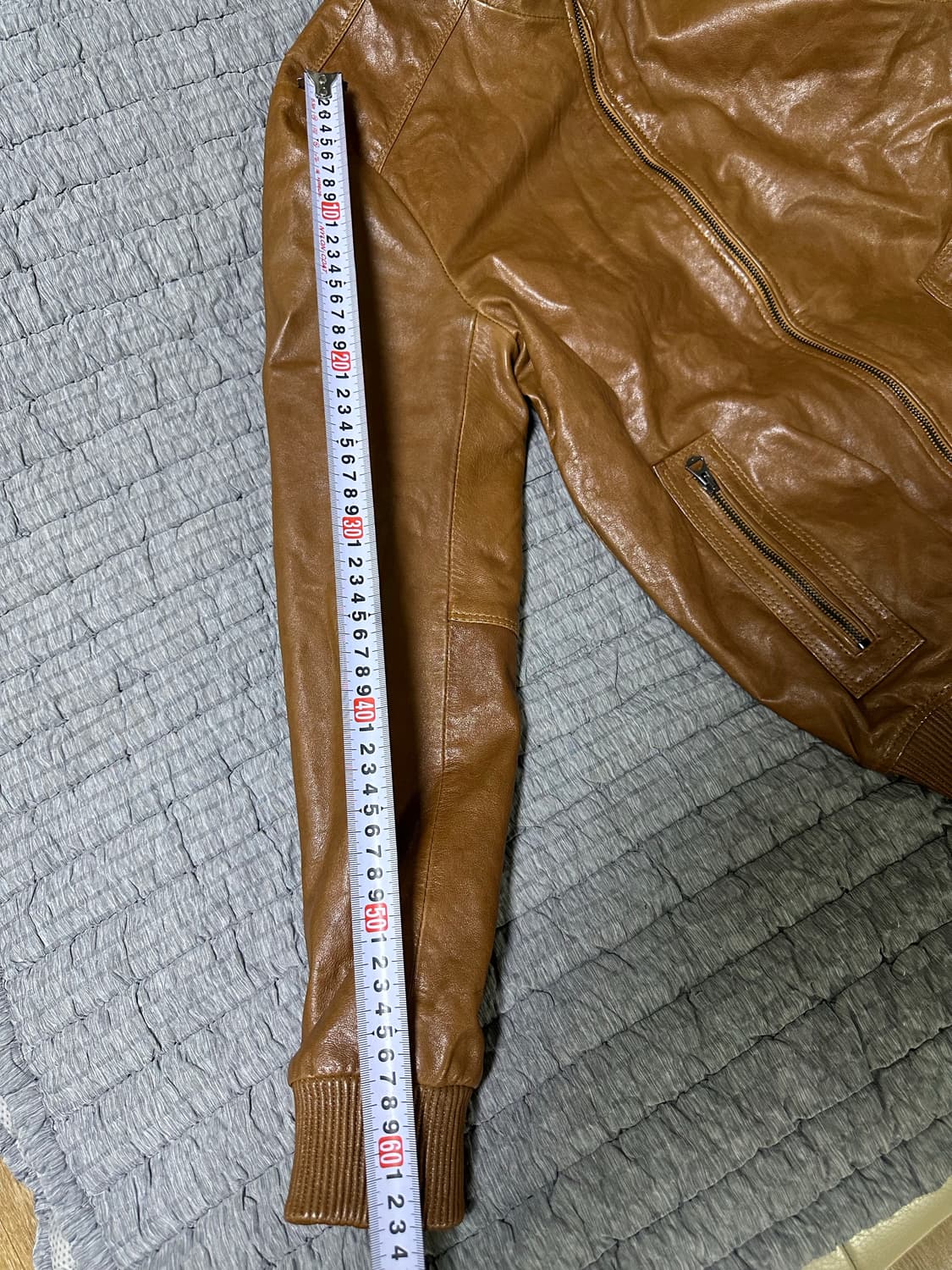 Cutter & Buck 남성 가죽 자켓 캐멀 95 상품이미지10