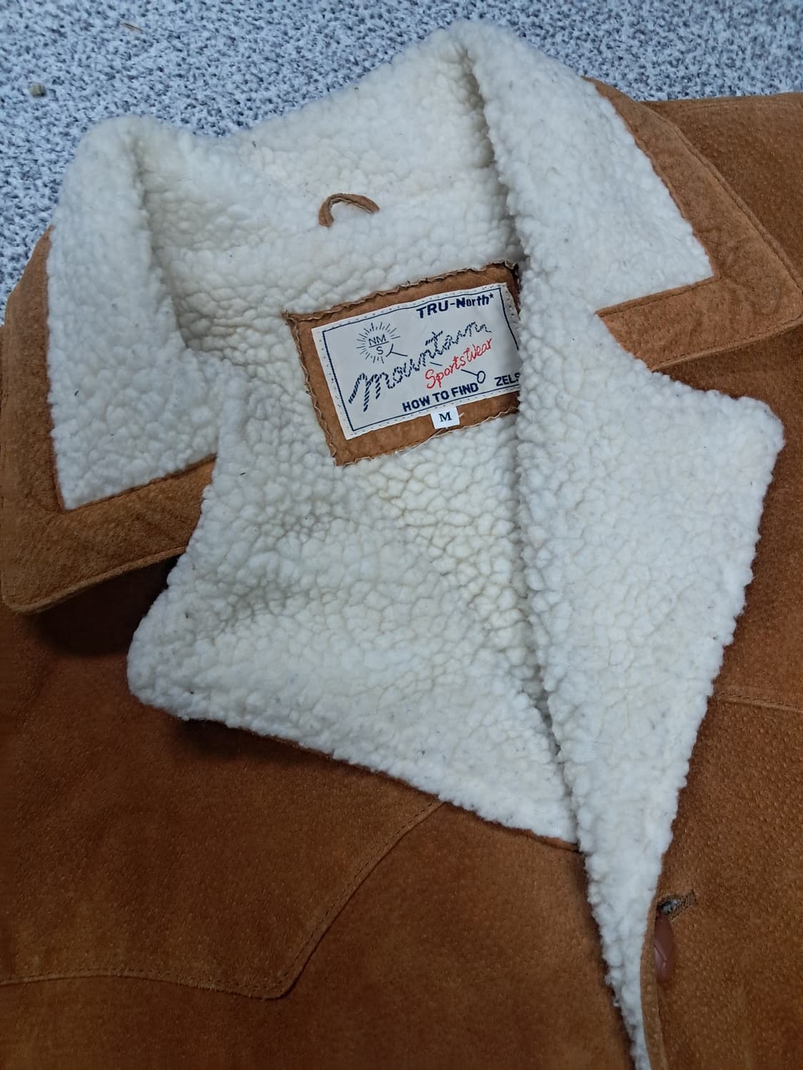 빈티지 스웨이드 쉐르파 상품이미지3