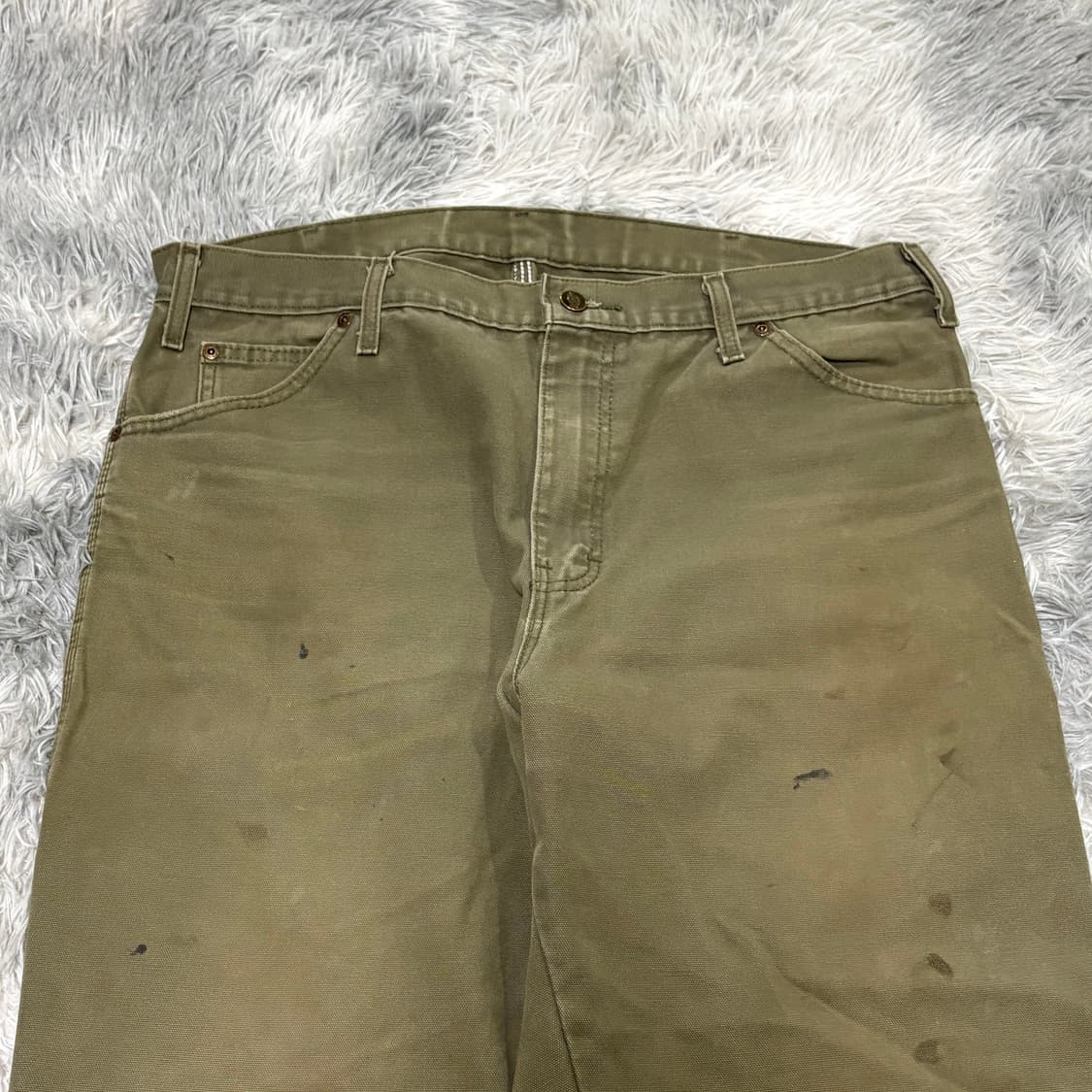 빈티지 디키즈 1939 카펜터 팬츠 RMS 그린 상품이미지5