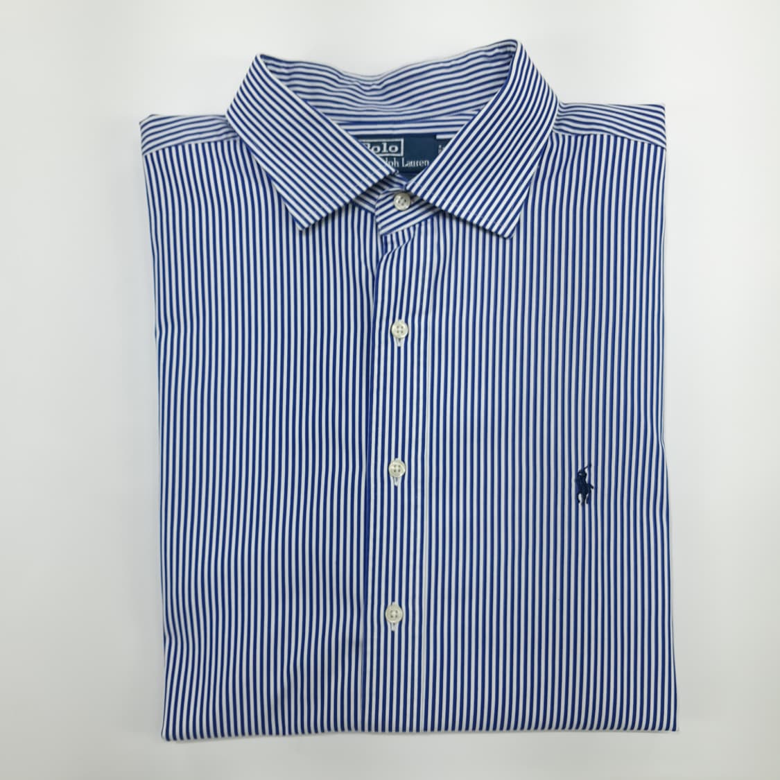 Co967 2XL 폴로 랄프로렌 블루 스트라이프 긴팔 셔츠 남방 상품이미지8