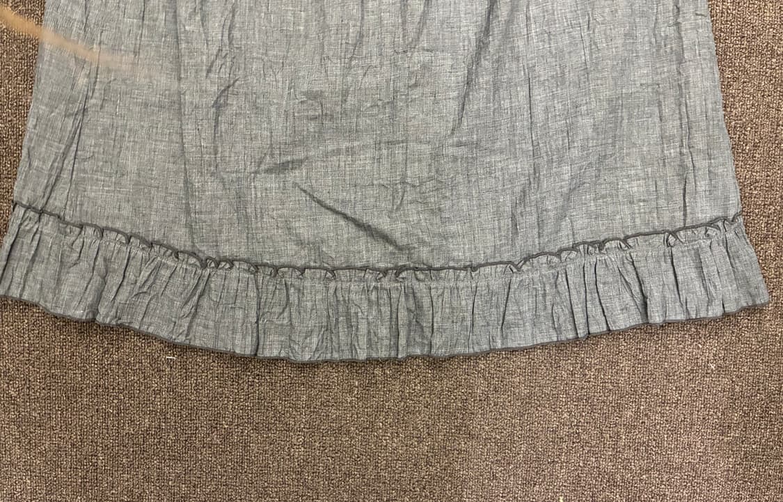 OS)Japanese vintage 여성 프릴 디테일 롱 스커트 상품이미지4