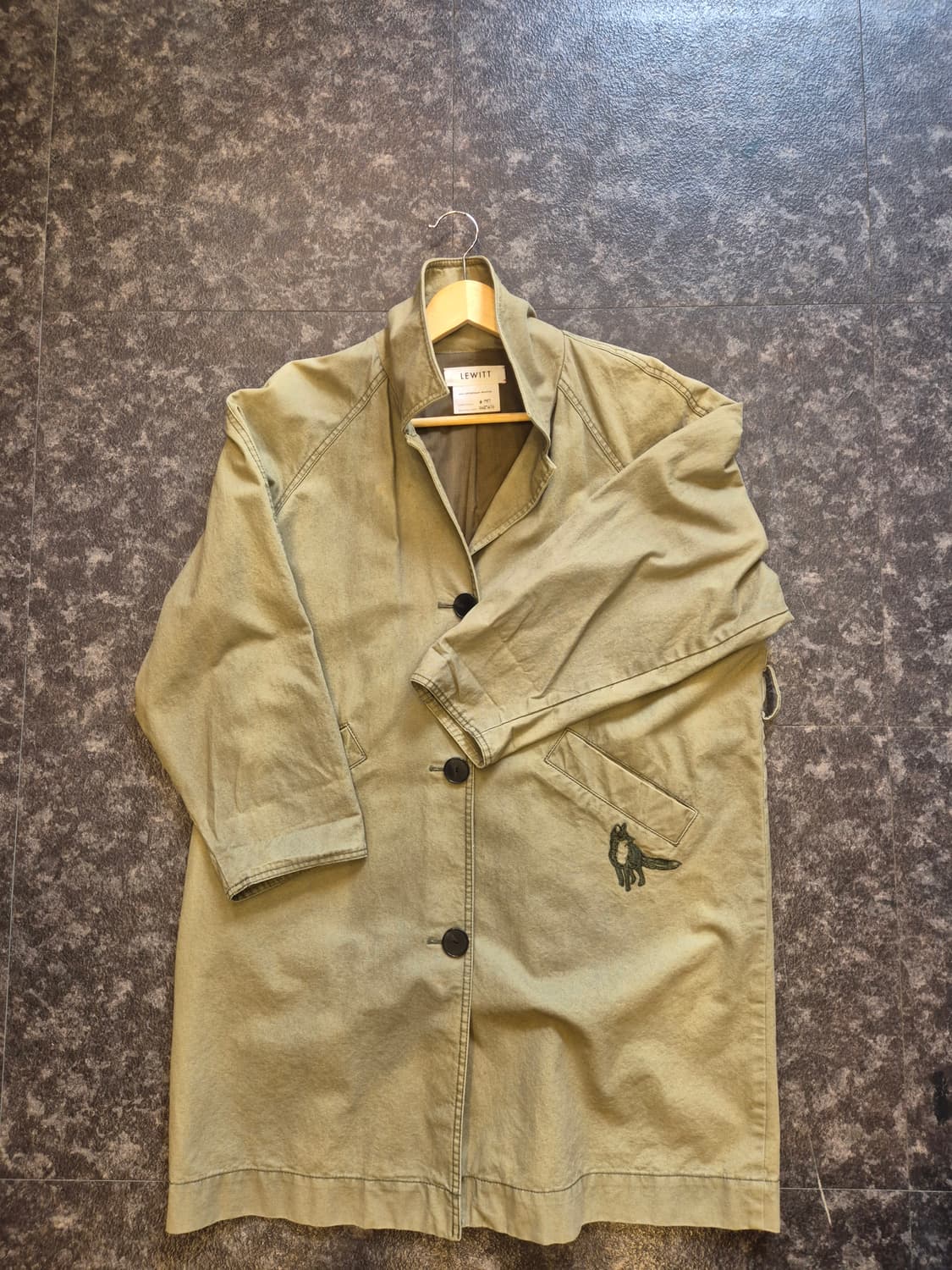 LEWITT 코트 카키 85-90-160 (사파리코트) 상품이미지1