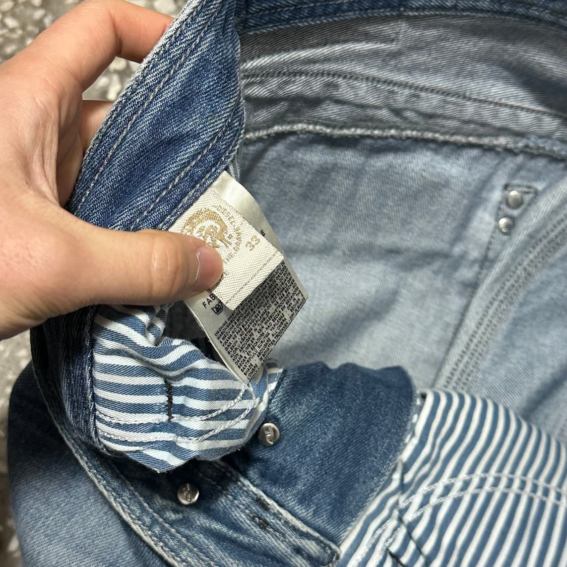 디젤 스터트 워싱 데님 상품이미지10