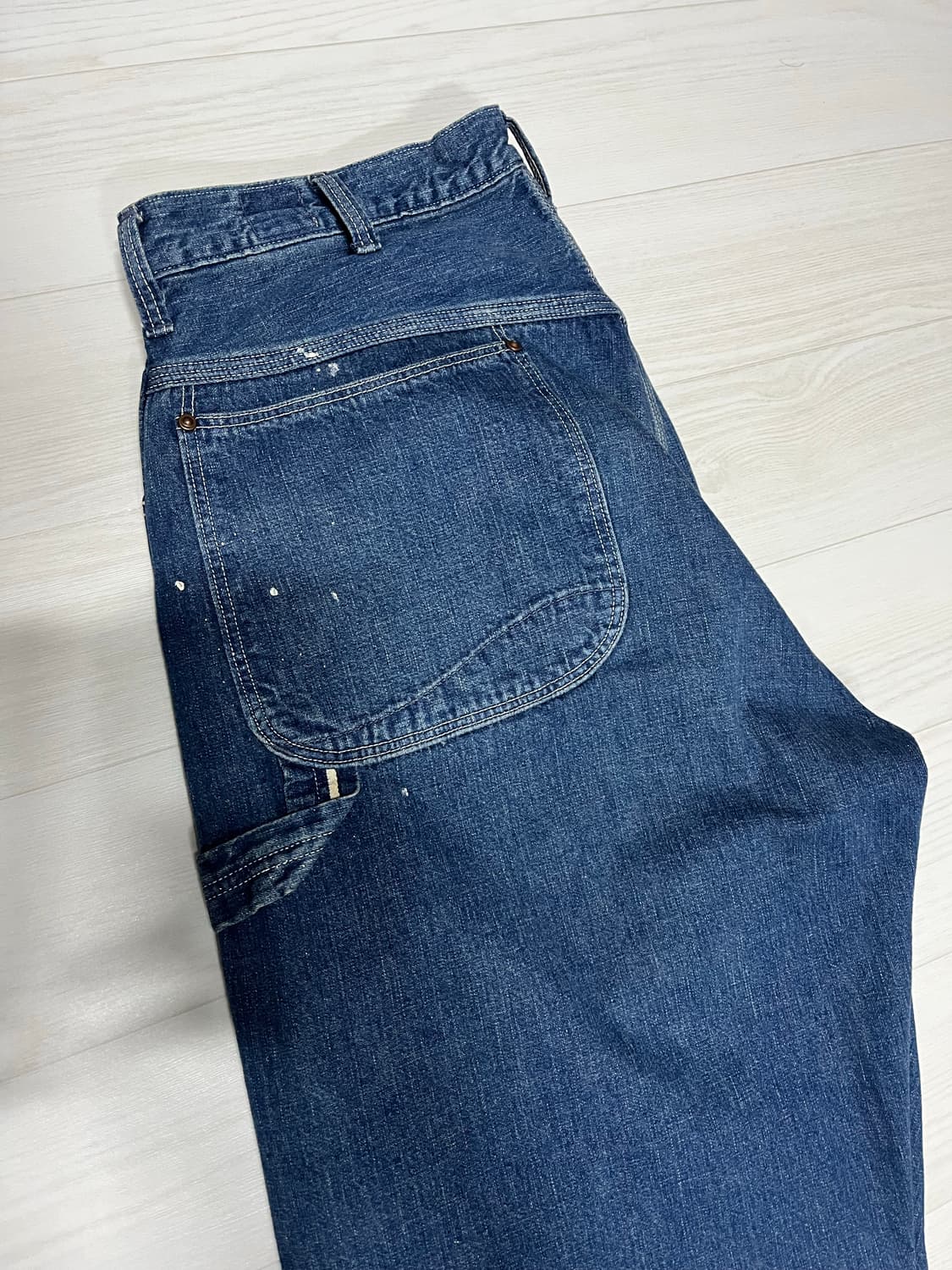 오어슬로우 데님 카펜터 페인팅 팬츠 판매합니다. 상품이미지3