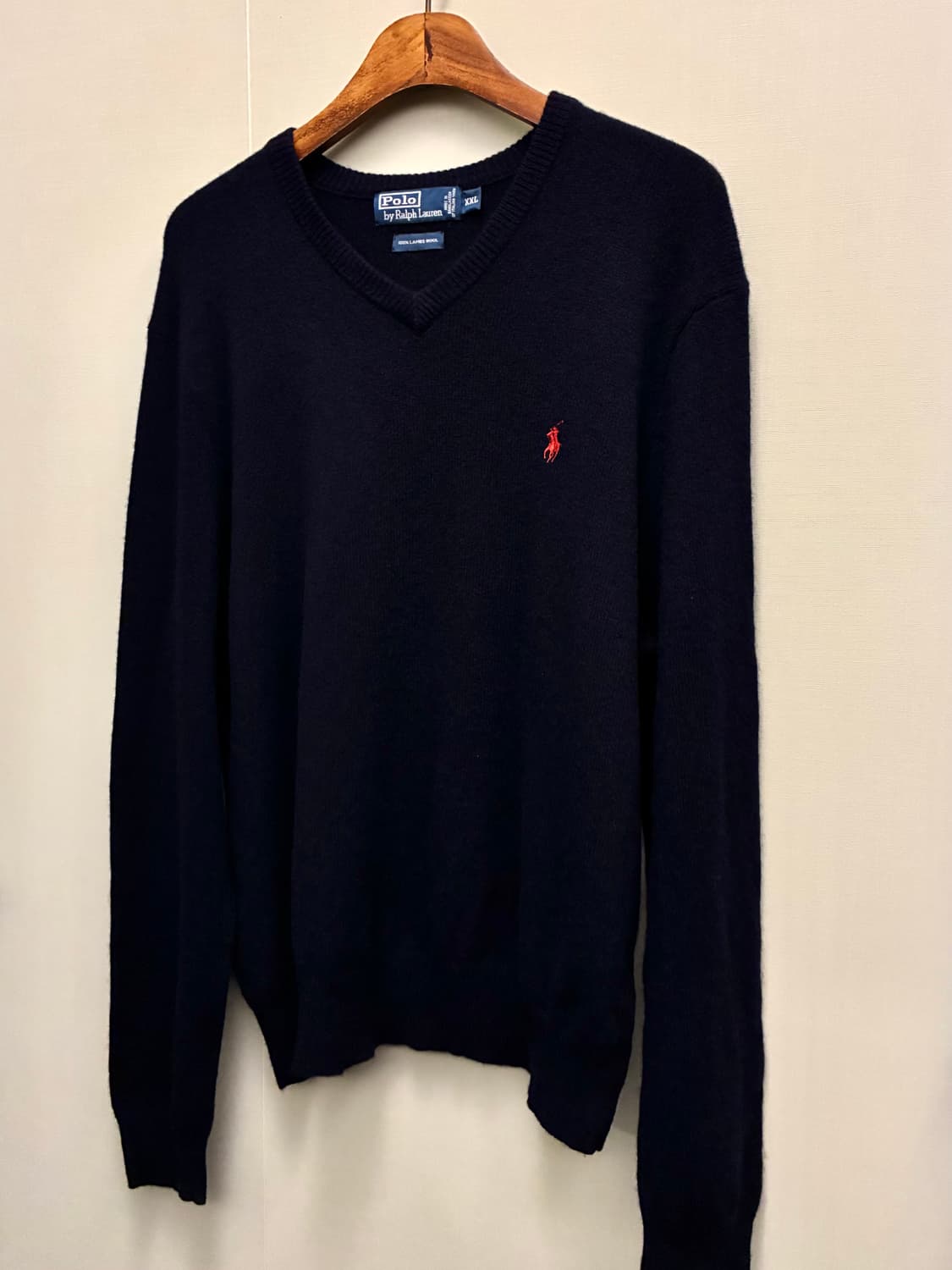 (XL)POLO 폴로랄프로렌 이태리 램스울 V넥 니트 브이넥니트 상품이미지2