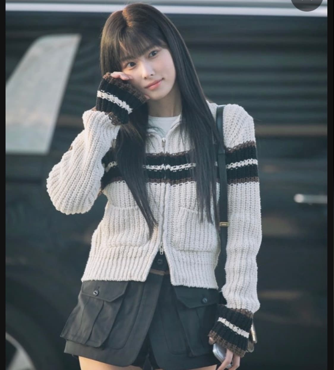 kijun 기준 니트집업 (강혜원 아이보리 착용) s 상품이미지2