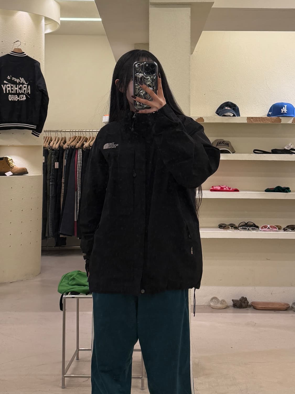 노스페이스 고어텍스 쉘 자켓 블랙 U1140 상품이미지1