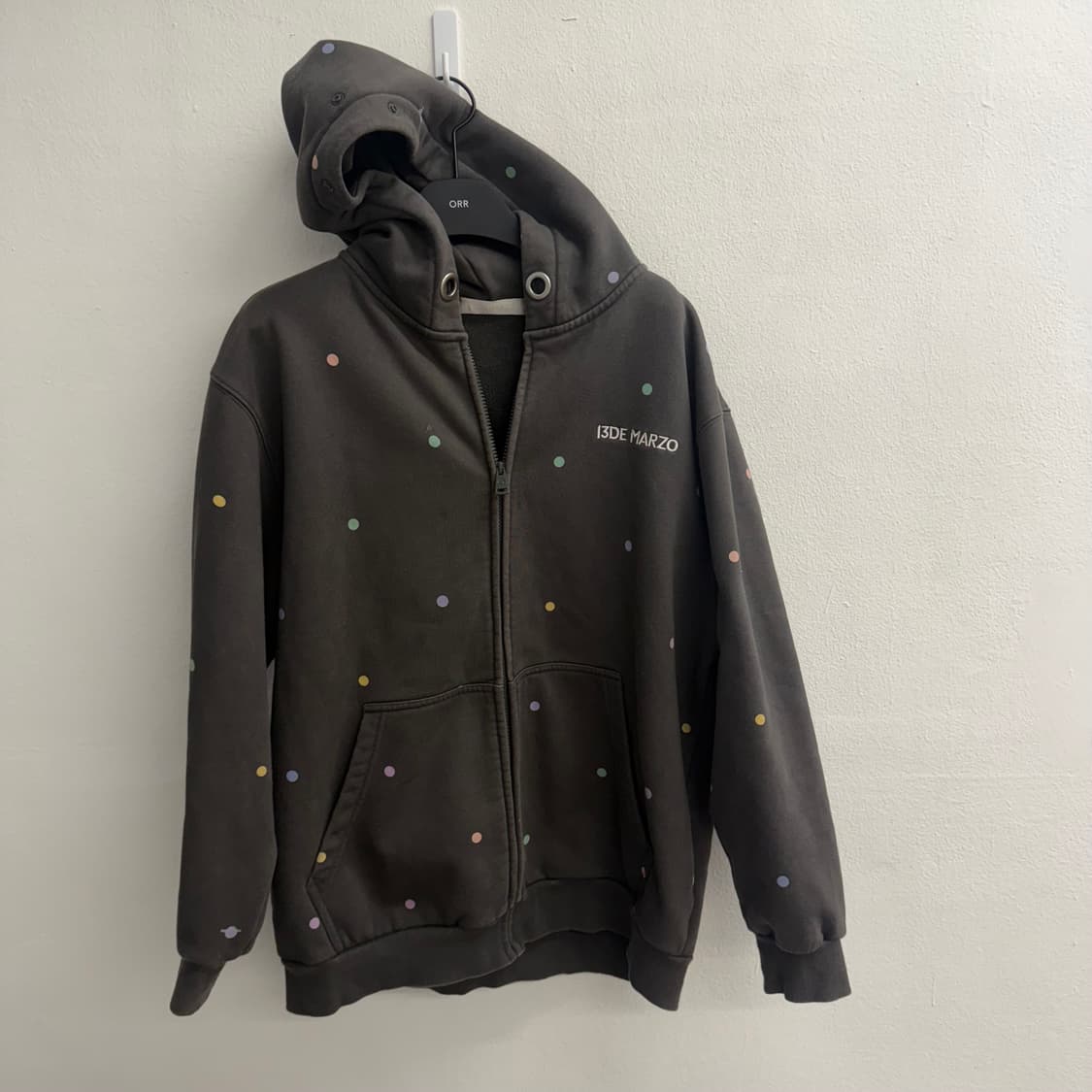 13de marzo bear COLORFUL DOTS ZIP HOODIE 상품이미지1