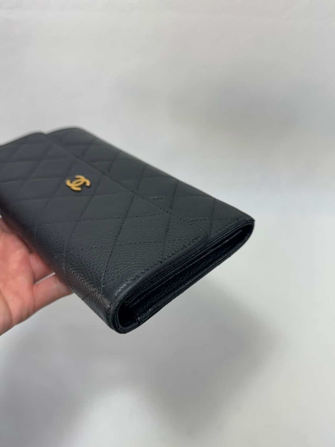 샤넬 캐비어 금장 장지갑  상품이미지2