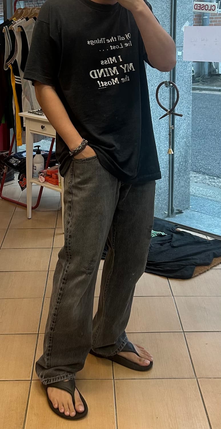 00‘s Levi’s501 Black jeans 33in 상품이미지8
