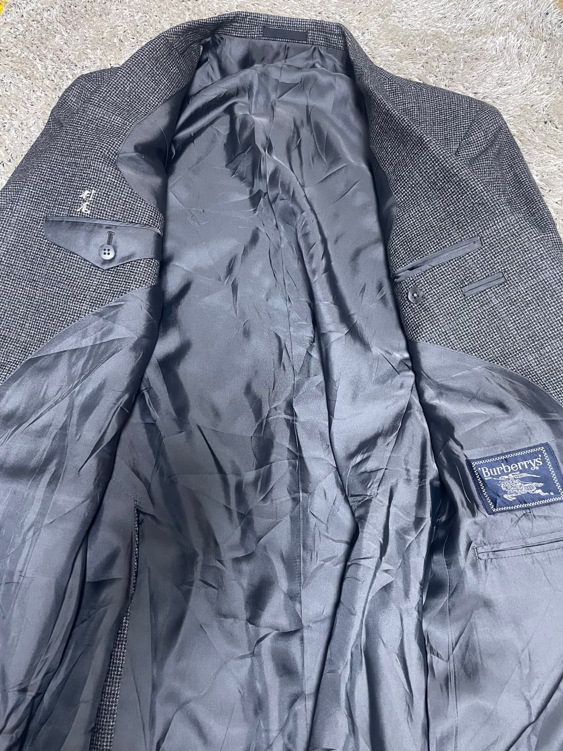 버버리 2버튼 일제 하운드투스 블레이저 105~110 상품이미지7