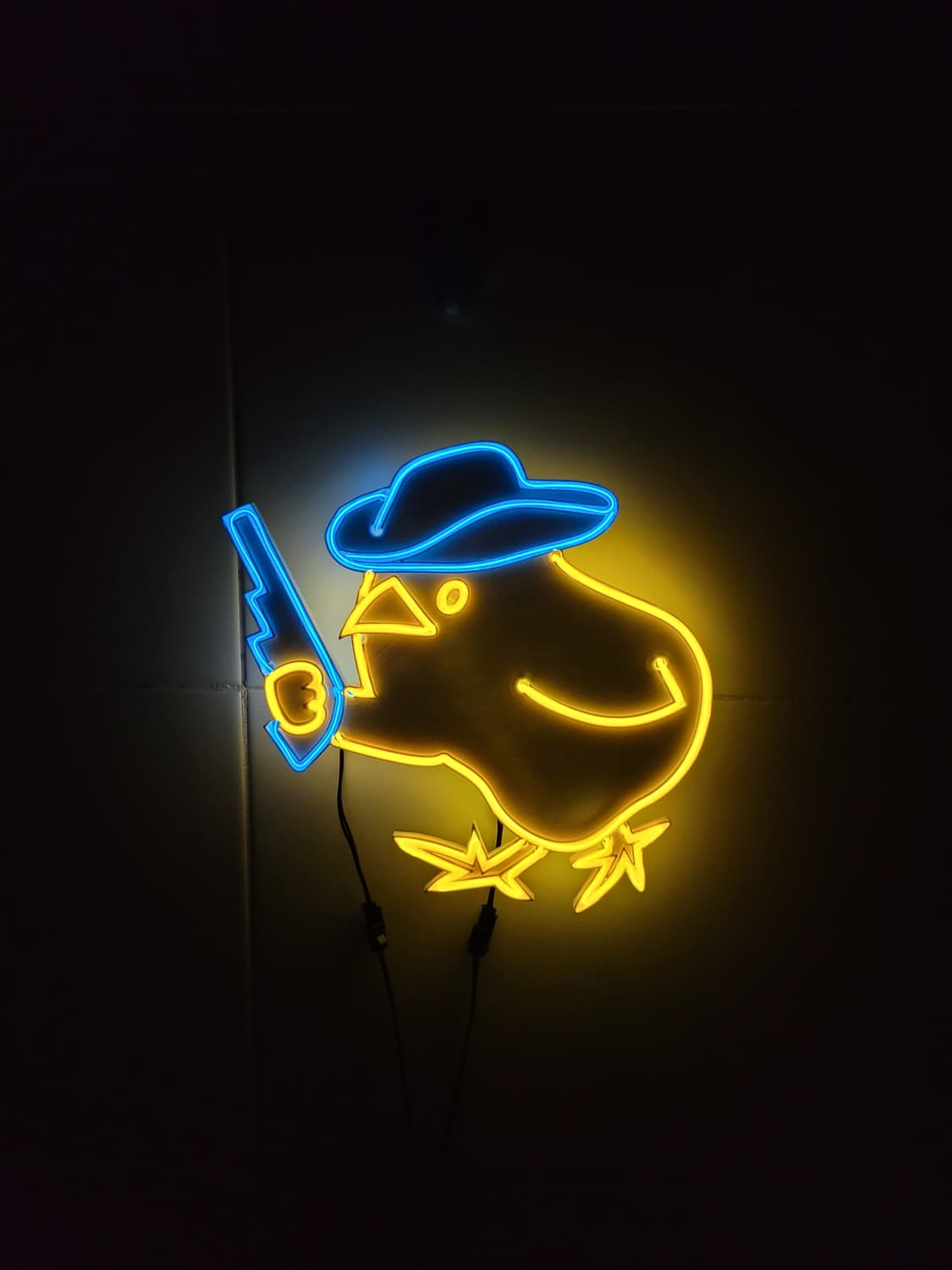 네온사인 병아리 카우보이 led 무드등 램프 상품이미지3