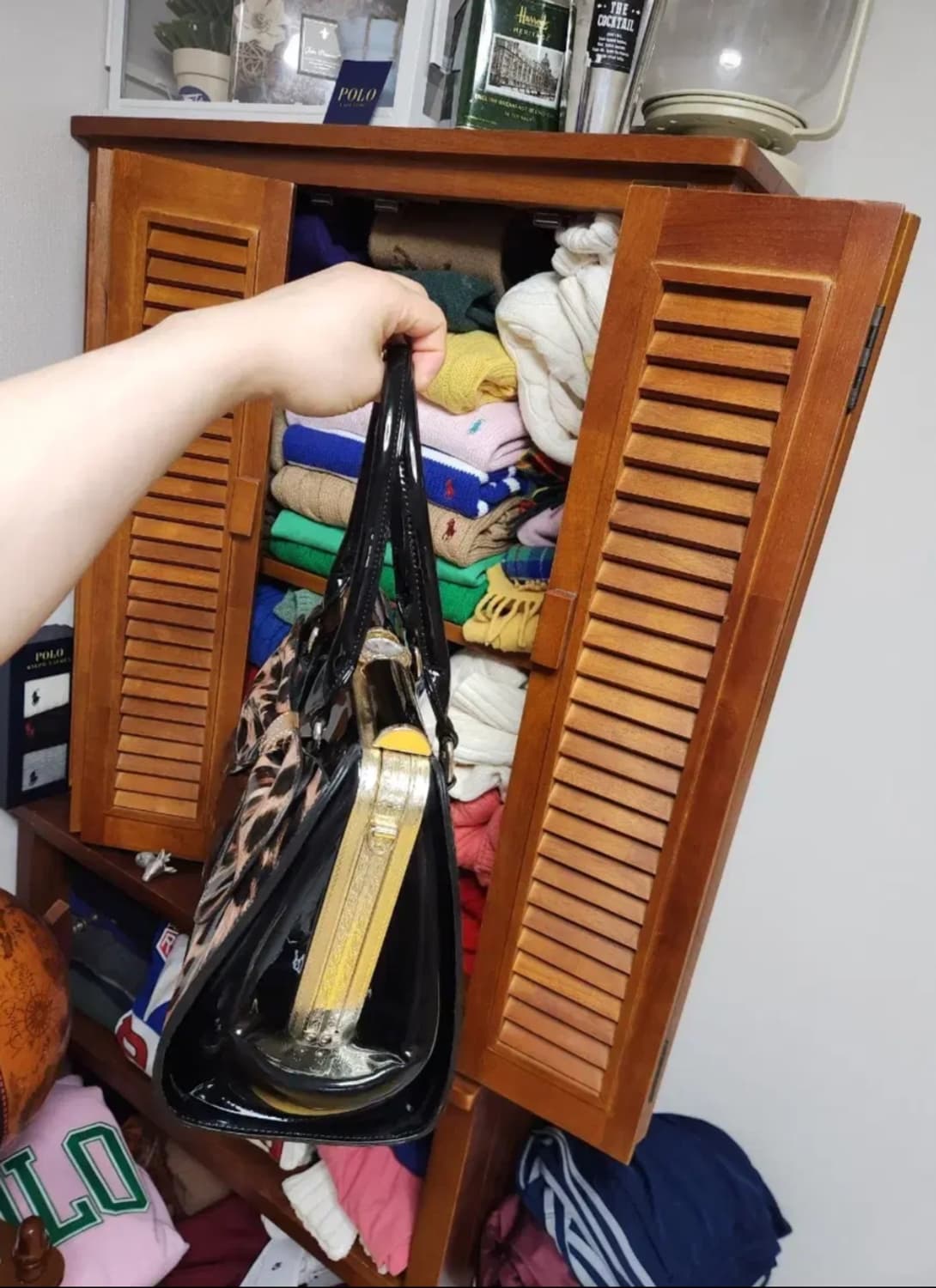 MLAMSED 핸드백 가방 토트 클러치 상품이미지2