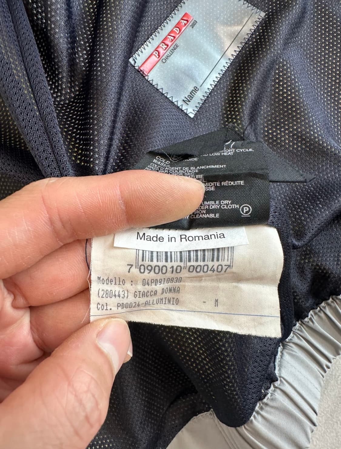 [M]프라다 스포츠 고어텍스 자켓 상품이미지4