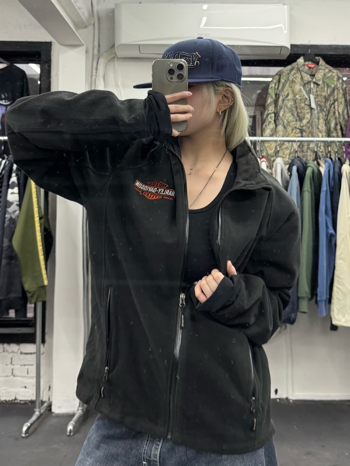 할리데이비슨 빅로고 플리스 자켓 상품이미지6