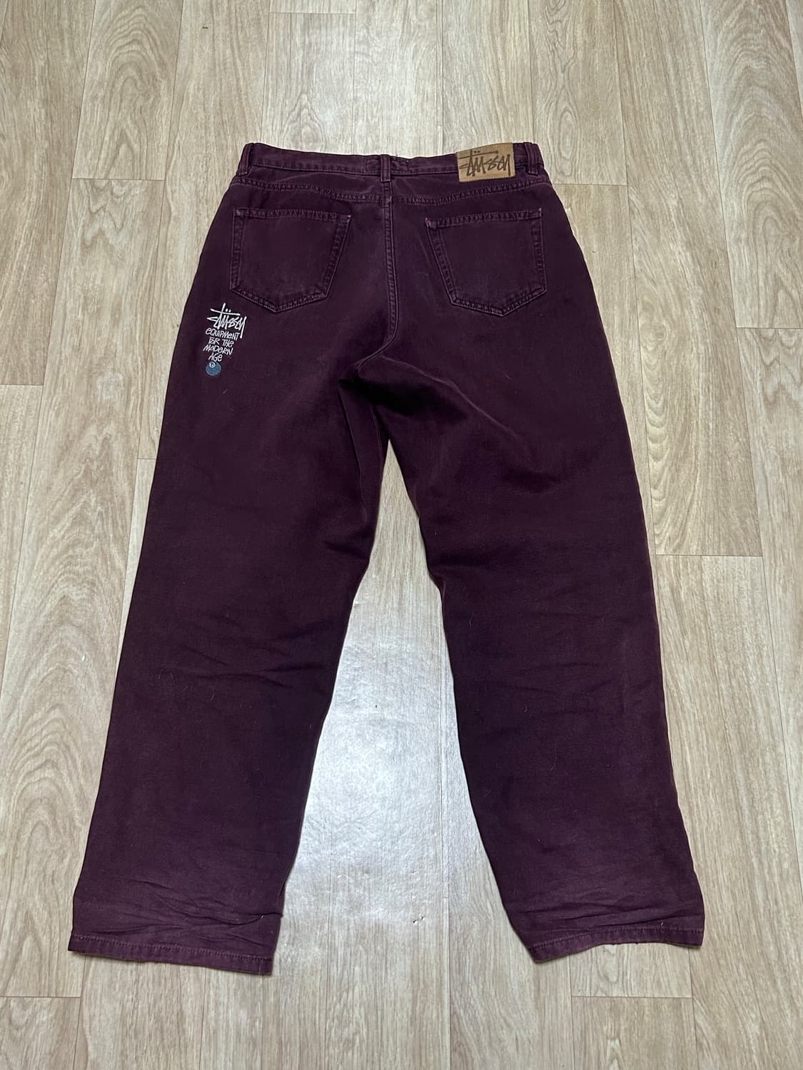 스투시 워시드 캔버스 빅 올 진 퍼플 상품이미지3