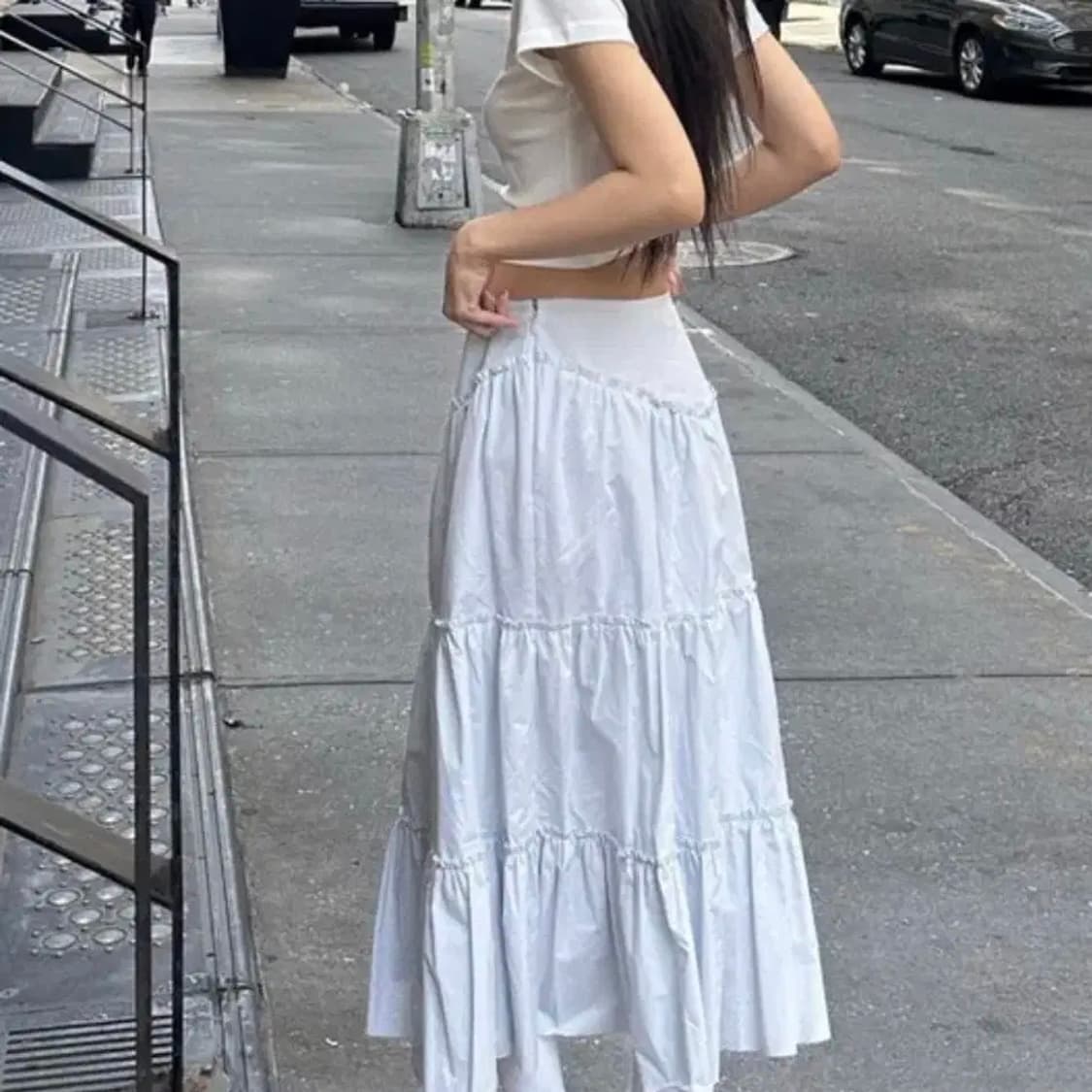 글로니 러플 로데오 스커트 캉캉스커트 상품이미지1