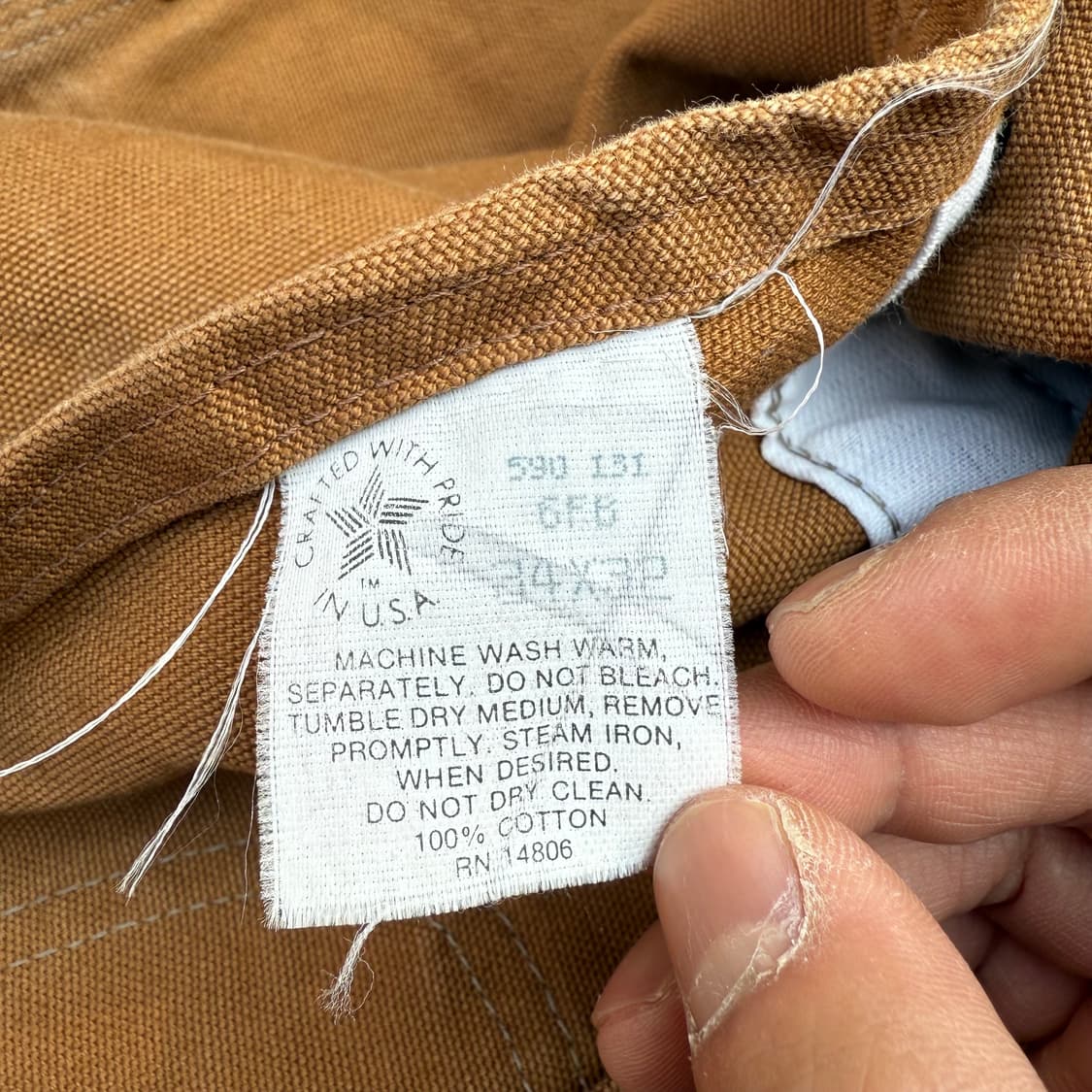 칼하트 된장 더블니 오버롤 상품이미지6