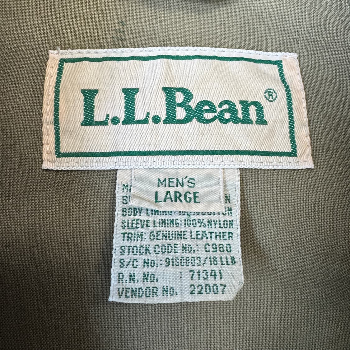 엘엘빈 90s 레더카라 A-2 워크 봄버 자켓 상품이미지7