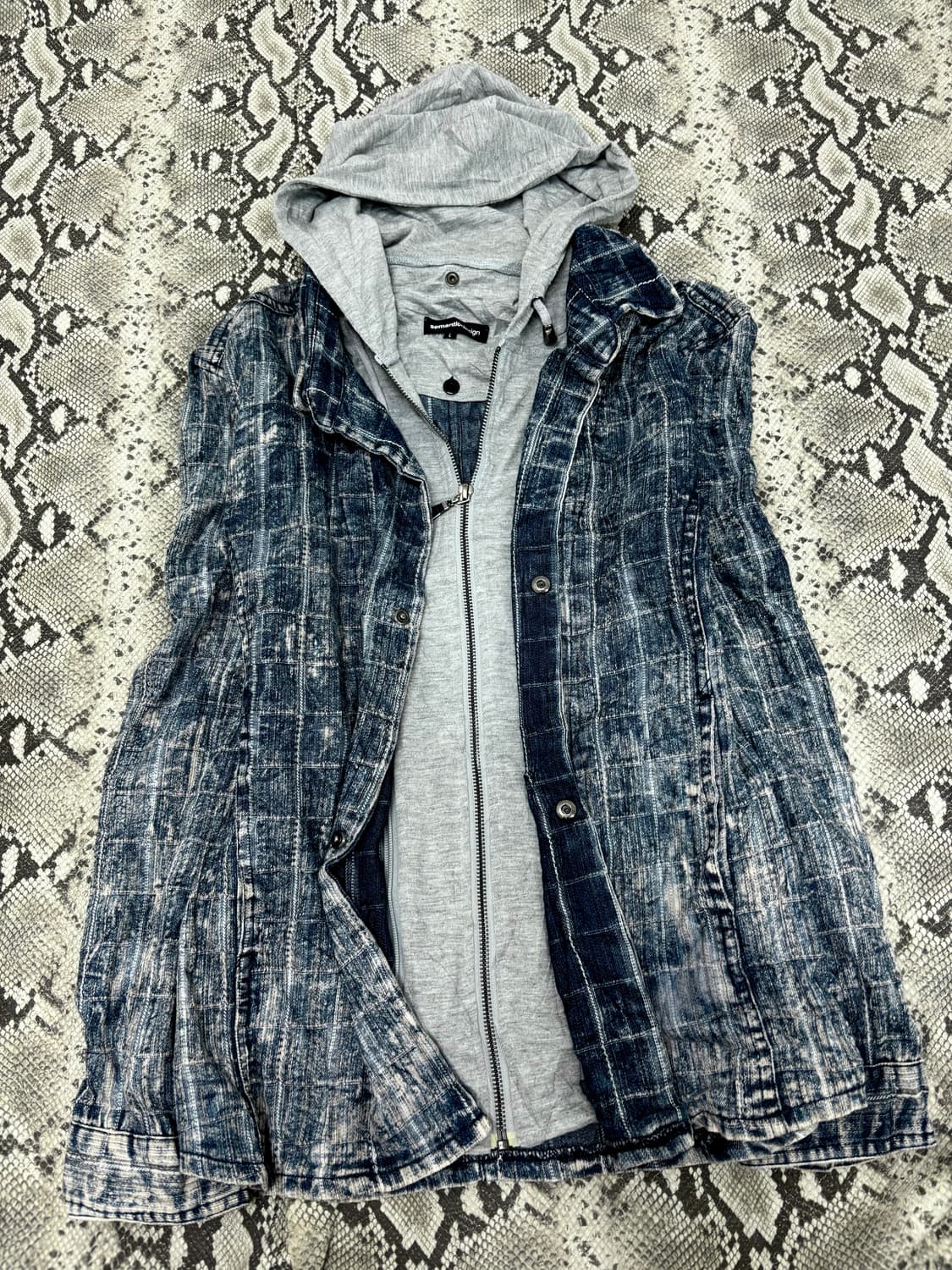 “Semantic Design” Y2K Mood Hood Layered  상품이미지1
