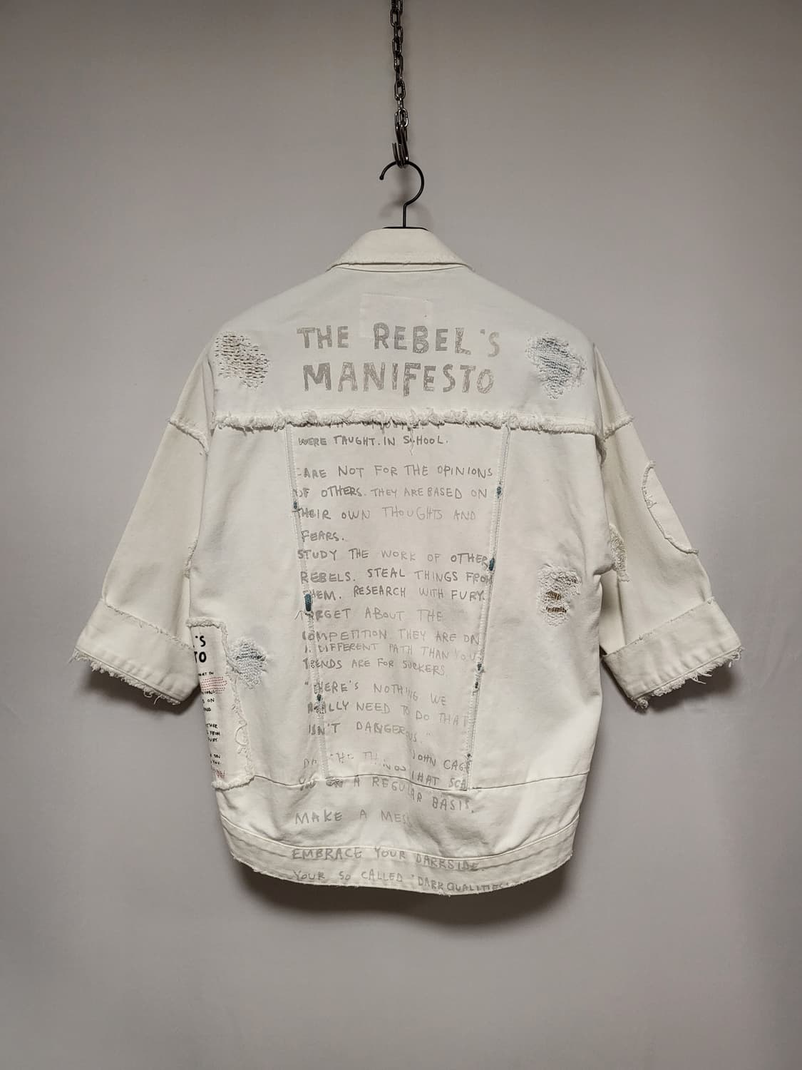 쥬시쥬디 너레벨스 매니페스트 그래픽 데님자켓 상품이미지6