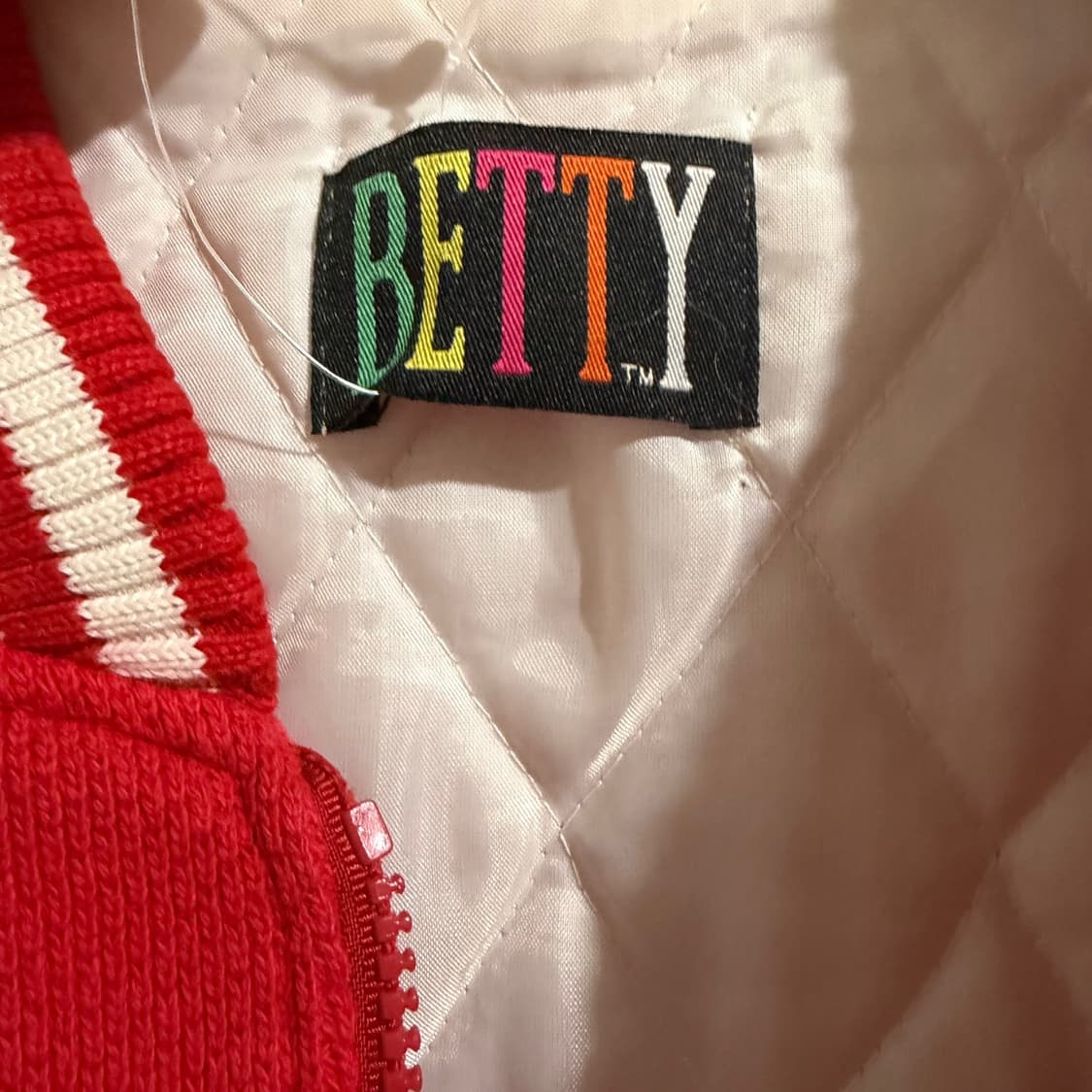 베티붑 누빔 코튼 바시티자켓 상품이미지6