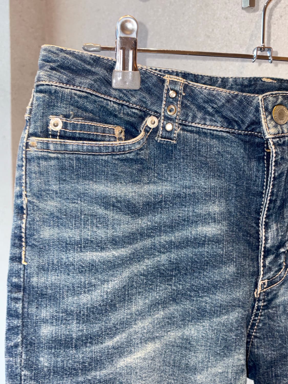 Y2K roll-up denim 상품이미지2