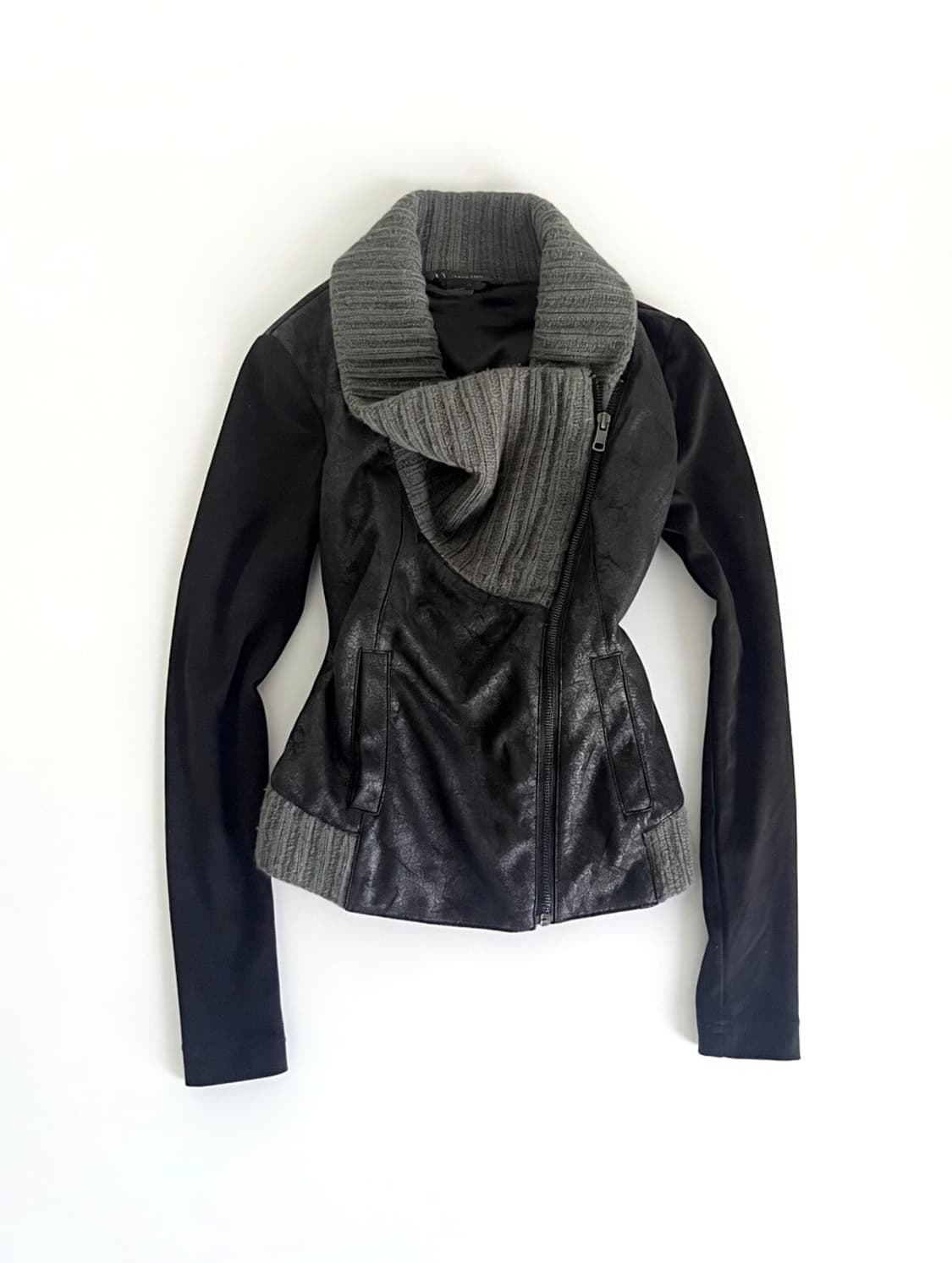 A/X 드레이프 하이넥 집업 상품이미지1