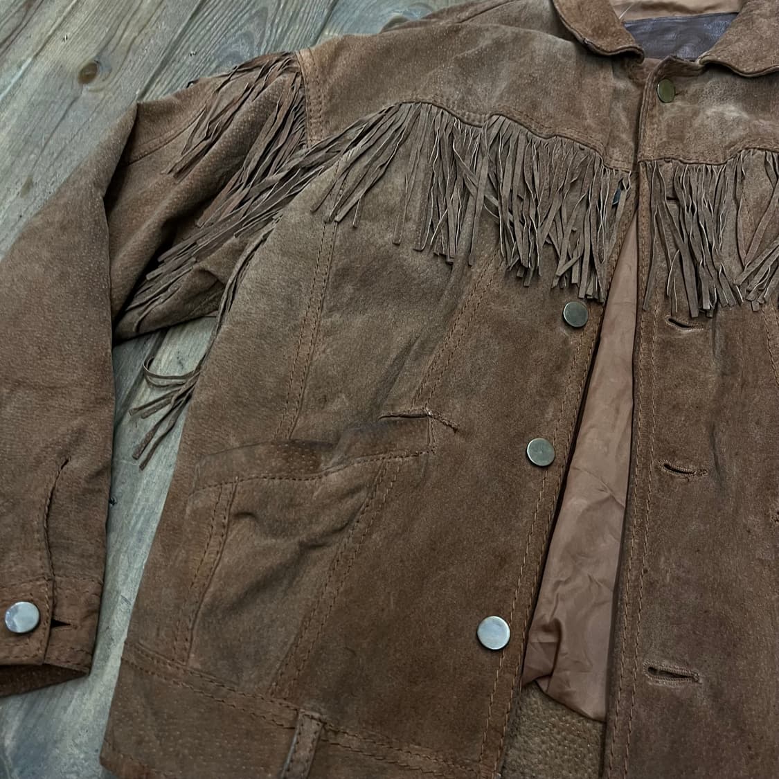 빈티지 소가죽 자켓  상품이미지3