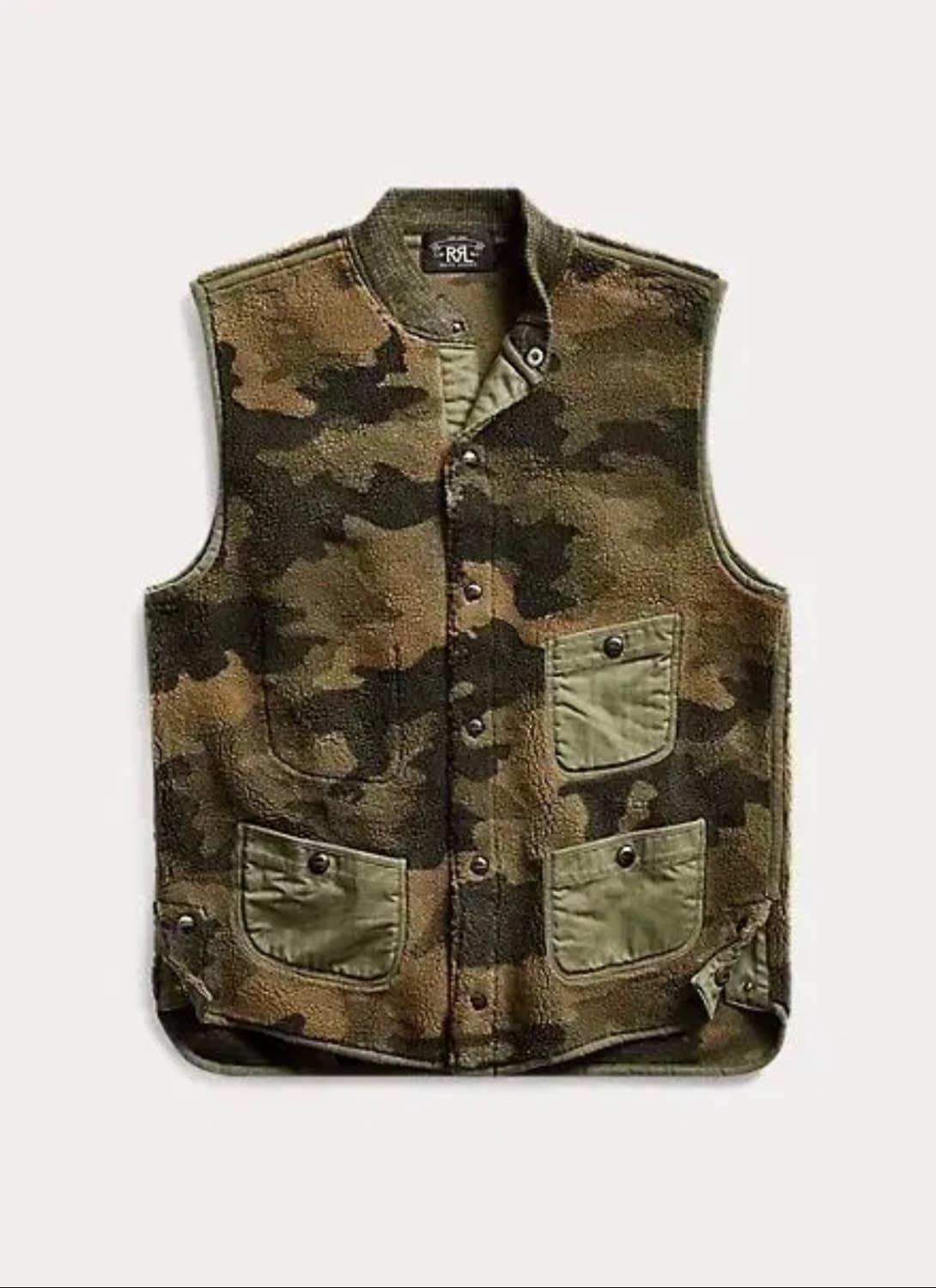 RRL 더블알엘 카모플라쥬 플리스 베스트 M 상품이미지1
