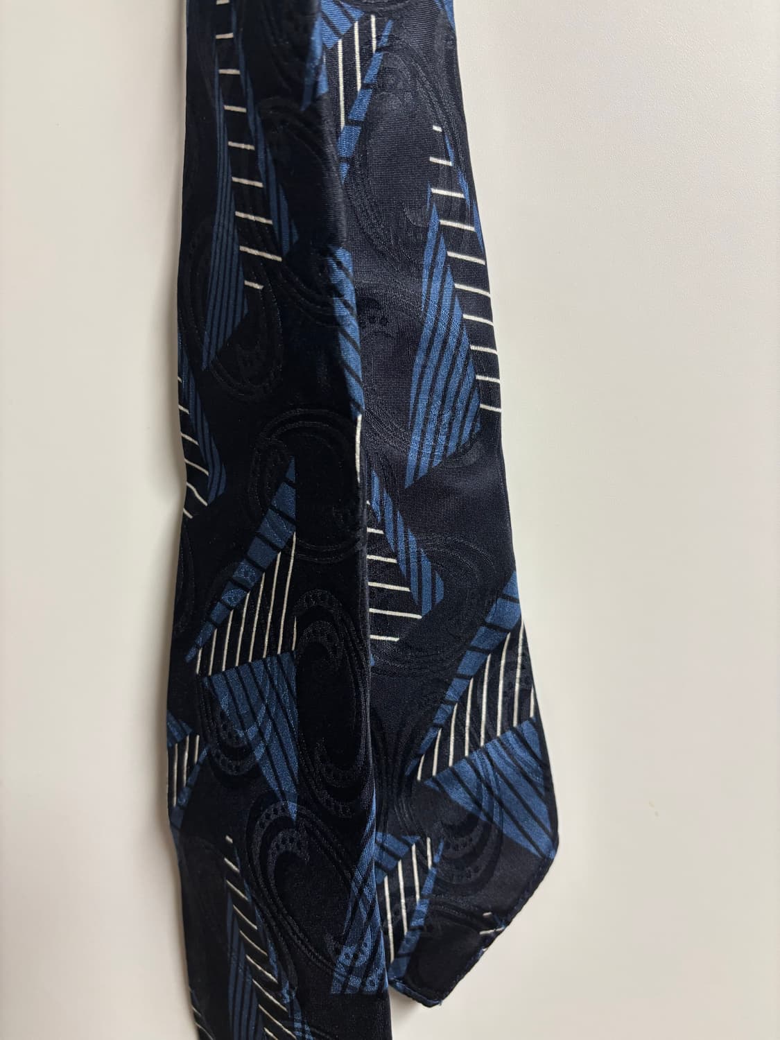 RRL 빈티지 실크 타이 블루멀티 상품이미지4